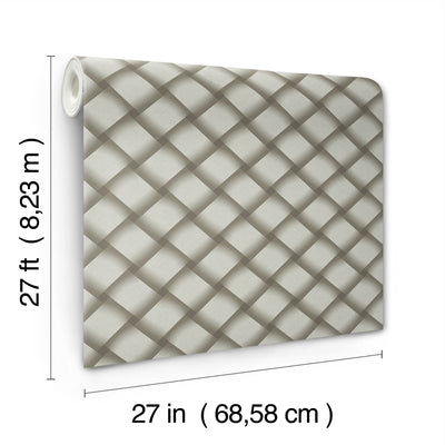 product image for Bayside Basket Weave Wallpaper in Mocha 75