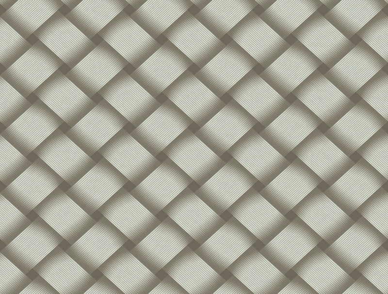media image for Bayside Basket Weave Wallpaper in Mocha 240