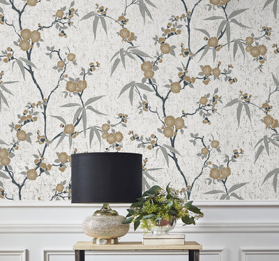 product image for Blossom Cork Wallpaper in Gold Chip 90