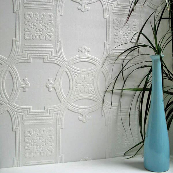 media image for Early Victorian Paintable Textured Wallpaper design by Brewster Home Fashions 271