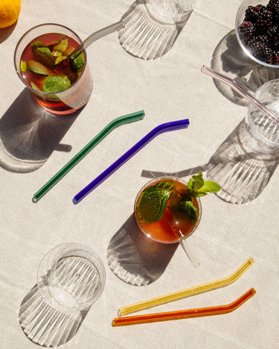 product image for Glass Straws in Cool Set 95