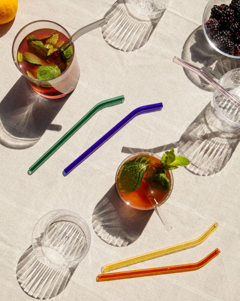 media image for Glass Straws in Cool Set 21