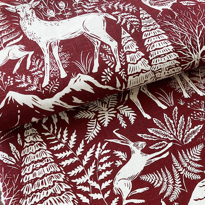 product image for Edinburgh Maroon Red/White Bedding 1 48