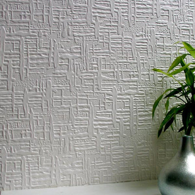 product image of Edward Paintable Supaglypta Wallpaper design by Brewster Home Fashions 563