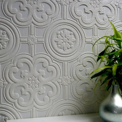 product image of Egon Paintable Textured Wallpaper design by Brewster Home Fashions 528