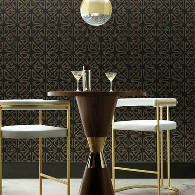 product image for Empire Diamond Wallpaper in Pewter from the Ronald Redding 24 Karat Collection by York Wallcoverings 41