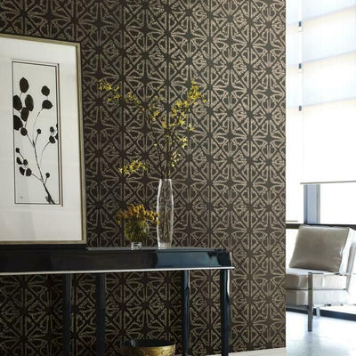 product image for Empire Diamond Wallpaper in Pewter from the Ronald Redding 24 Karat Collection by York Wallcoverings 29