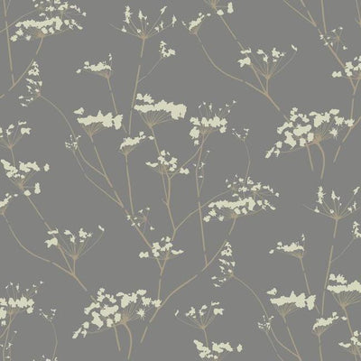 product image of Enchanted Wallpaper in Silver from the Botanical Dreams Collection by Candice Olson for York Wallcoverings 599