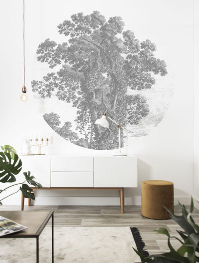 product image of Engraved Tree 013 Wallpaper Circle by KEK Amsterdam 578