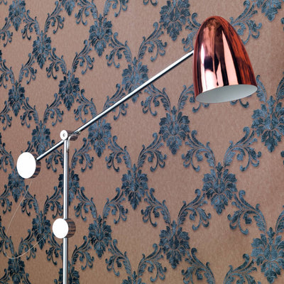 product image for Etienne Ornamental Trellis Wallpaper in Brown design by BD Wall 17