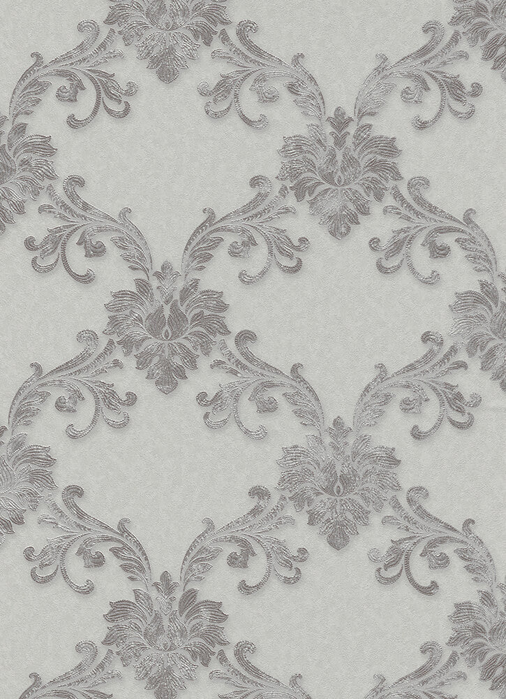 media image for Etienne Ornamental Trellis Wallpaper in Taupe design by BD Wall 252