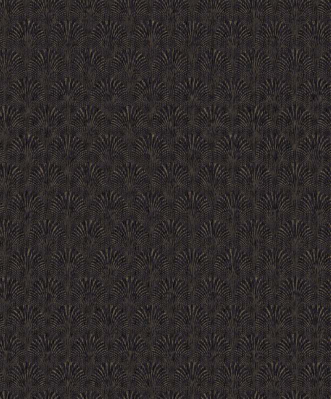 media image for Fan Geometric Wallpaper in Lilac/Black 212