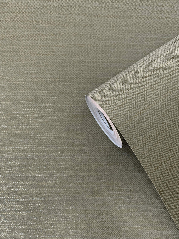 media image for Horizontal Weave Textile Wallpaper in Bronze 285