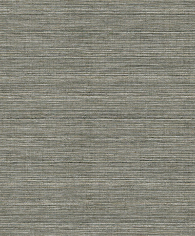 product image of Weave-Effect Textile Wallpaper in Silver Grey 59