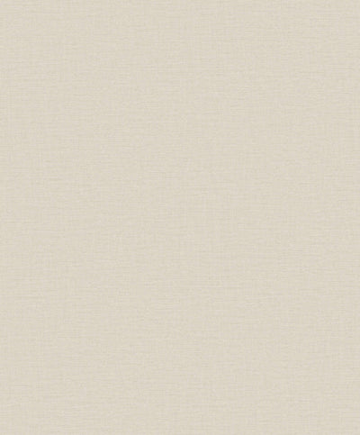 product image for Plain Linen-Effect Wallpaper in Cream 12
