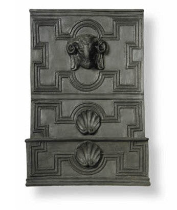 product image of Rams Head Fountain in Faux Lead Finish design by Capital Garden Products 516