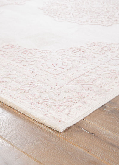 product image for fables rug in bright white parfait pink design by jaipur 2 87