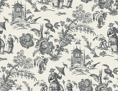 product image of Colette Chinoiserie Wallpaper in Poppy Seed 567