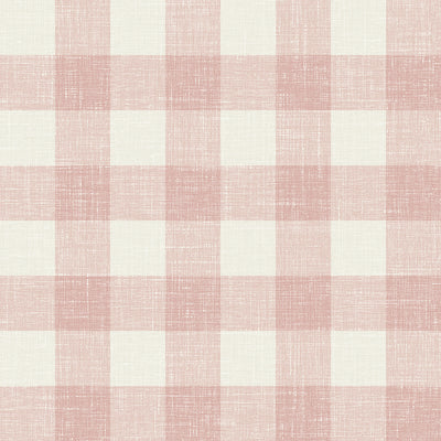 product image of Bebe Gingham Wallpaper in Rustic Rouge 588