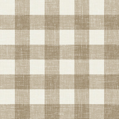 product image of Bebe Gingham Wallpaper in Driftwood 566