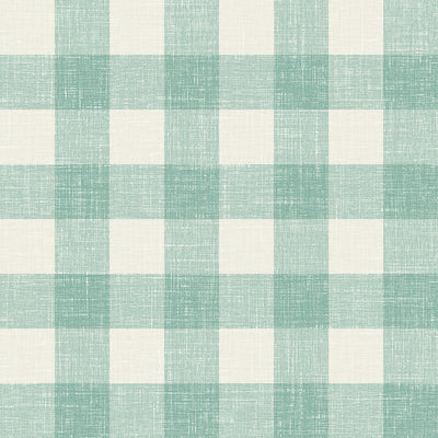product image of Bebe Gingham Wallpaper in Minty Meadow 598