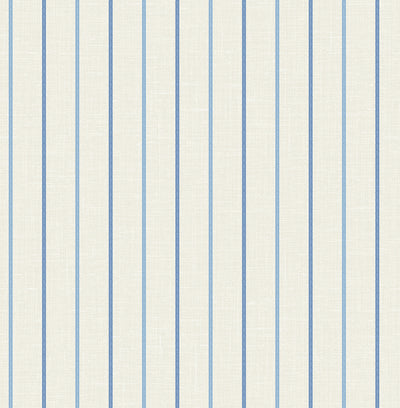 product image of Andree Stripe Wallpaper in French Blue & Denim Wash 530