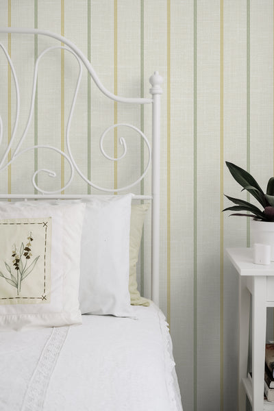 product image for Andree Stripe Wallpaper in Dandelion & Pomme 74