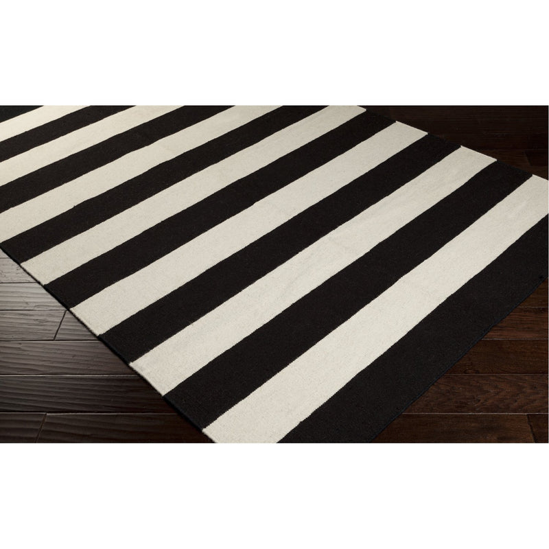 media image for Frontier FT-295 Hand Woven Rug in Ivory & Black by Surya 264