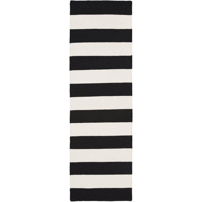 product image for Frontier FT-295 Hand Woven Rug in Ivory & Black by Surya 21