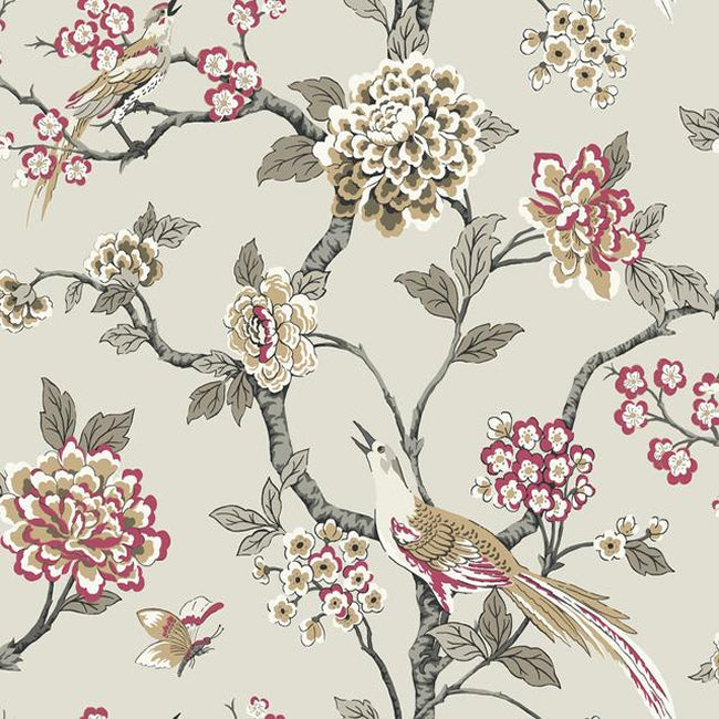media image for Fanciful Wallpaper in Beige from the Grandmillennial Collection by York Wallcoverings 267