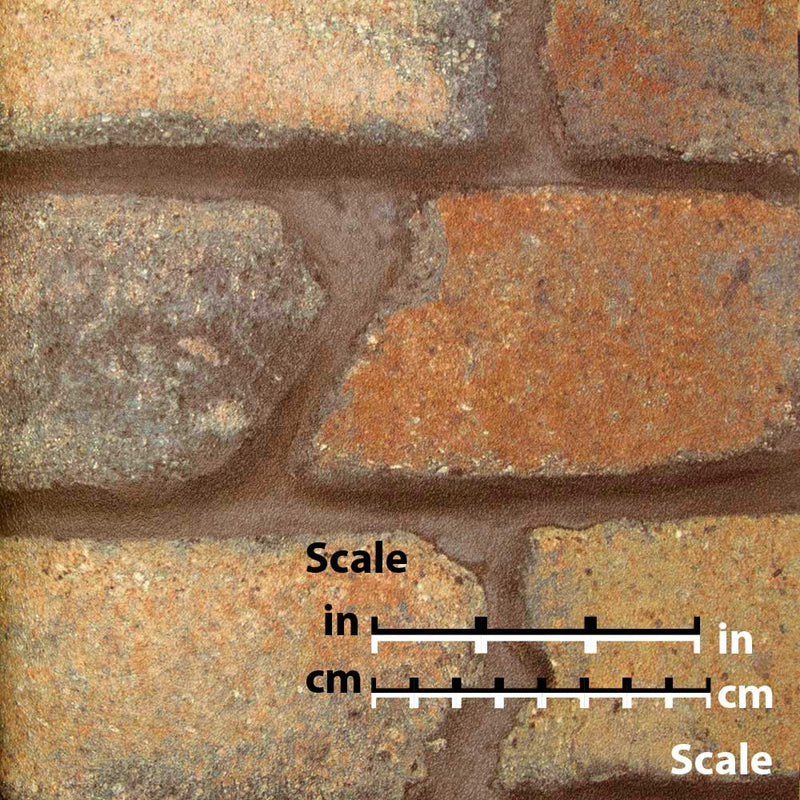 media image for Faux Brick Wallpaper in Brown by Julian Scott 273