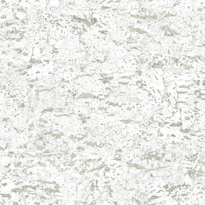 product image of Faux Cork Peel & Stick Wallpaper in White by RoomMates for York Wallcoverings 556