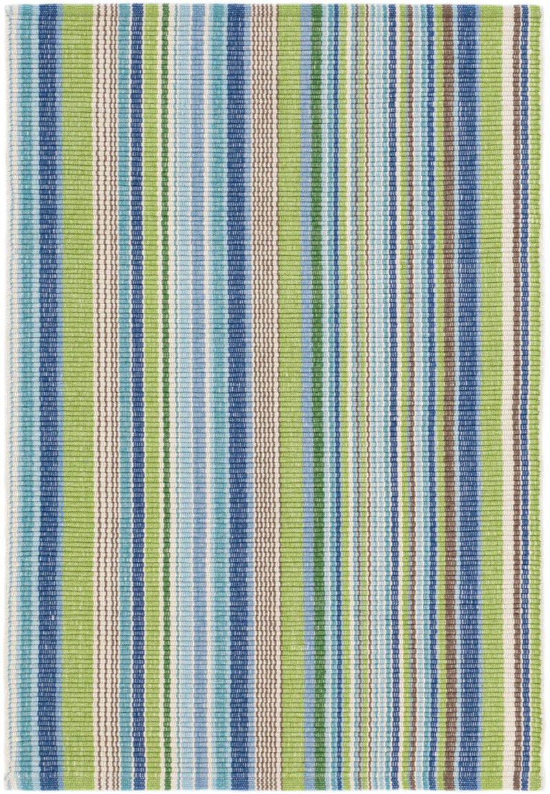 media image for fisher ticking woven cotton rug by annie selke rda155 2512 1 241
