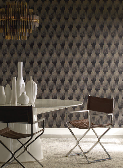 media image for Flapper Wallpaper in Blacks and Off-White from the Deco Collection by Antonina Vella for York Wallcoverings 292