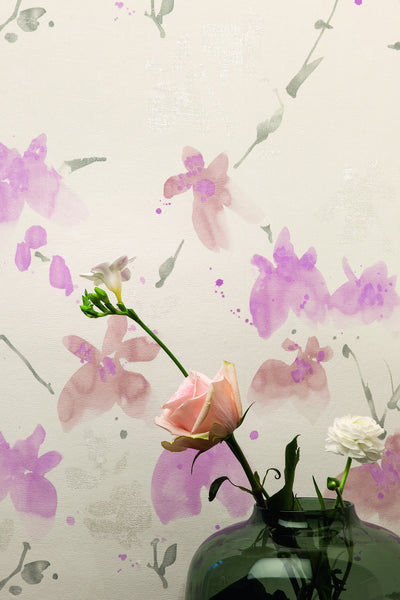 product image for Floral Blossom Wallpaper design by BD Wall 71