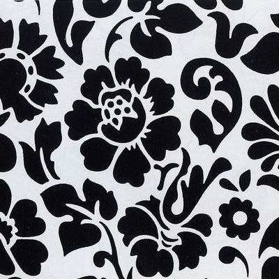 product image of Floral Contact Wallpaper in Black and White by Burke Decor 587