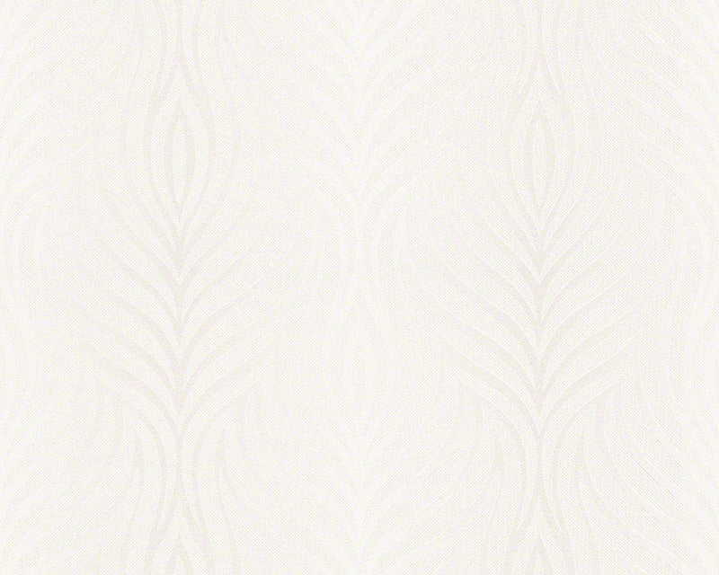 media image for Floral Graphic Wallpaper in Cream and Metallic design by BD Wall 271
