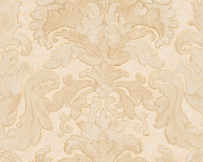 product image of sample floral structures wallpaper in yellow and metallic design by bd wall 1 522
