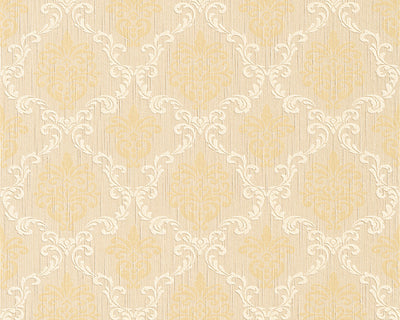 product image for Floral Trellis Wallpaper in Beige and Yellows design by BD Wall 2
