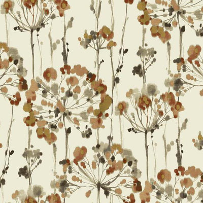 product image for Flourish Wallpaper in Orange design by Candice Olson for York Wallcoverings 21