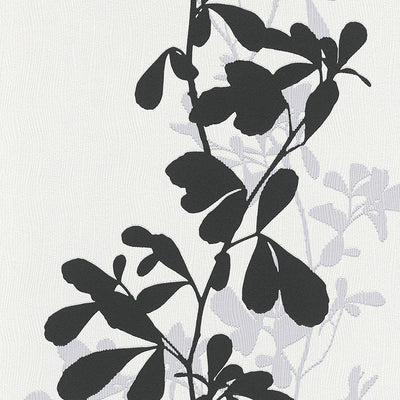 product image of Foliage Wallpaper in Black and Grey design by BD Wall 551