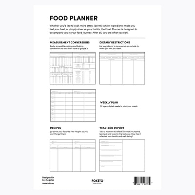 product image for food planner by poketo 10 58