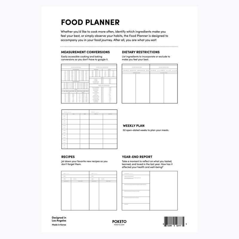 media image for food planner by poketo 10 244