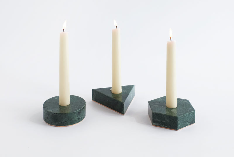 media image for Stone Candle Holder in Forrest in Various Shapes design by FS Objects 234