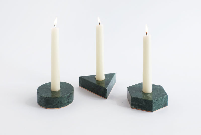 media image for Stone Candle Holder in Forrest in Various Shapes design by FS Objects 286