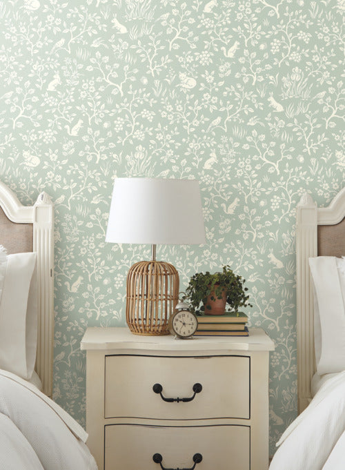 media image for Fox & Hare Wallpaper from the Magnolia Home Vol. 3 Collection by Joanna Gaines 255