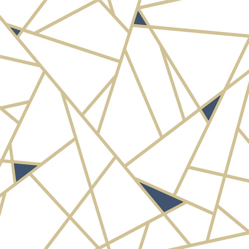 media image for Fracture Peel & Stick Wallpaper in Gold by RoomMates for York Wallcoverings 212