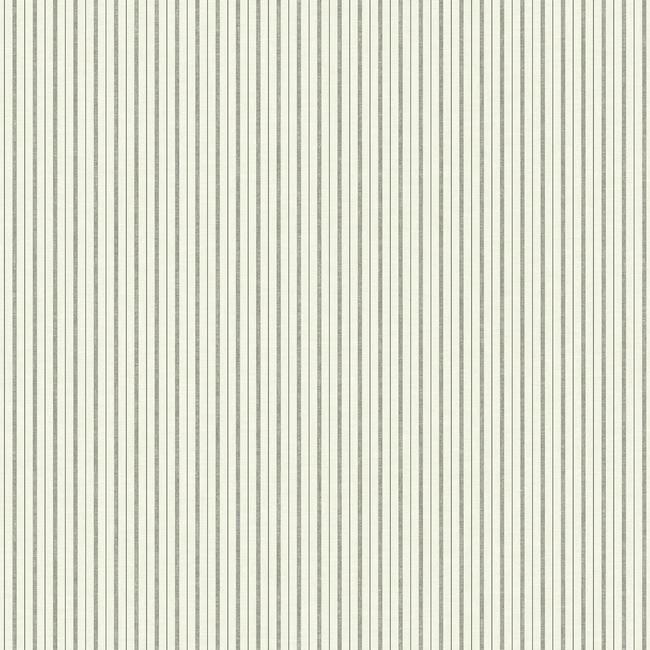 media image for French Ticking Wallpaper in Charcoal and Black from Magnolia Home Vol. 2 by Joanna Gaines 220