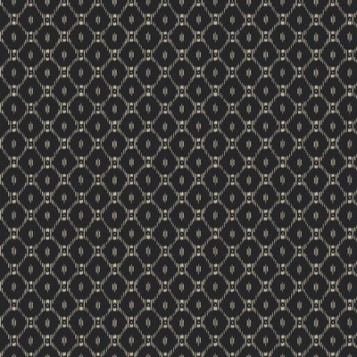 product image of Fretwork Wallpaper in Black from the Tea Garden Collection by Ronald Redding for York Wallcoverings 564