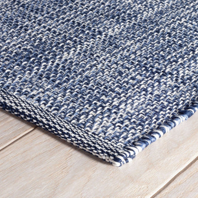 product image for fusion blue indoor outdoor rug by annie selke da1056 1014 5 75